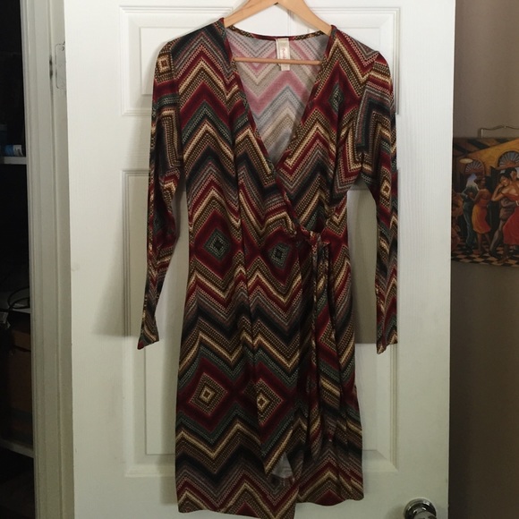 Wrap around Cotton Dress