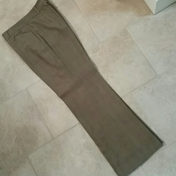 Brown plaid pants