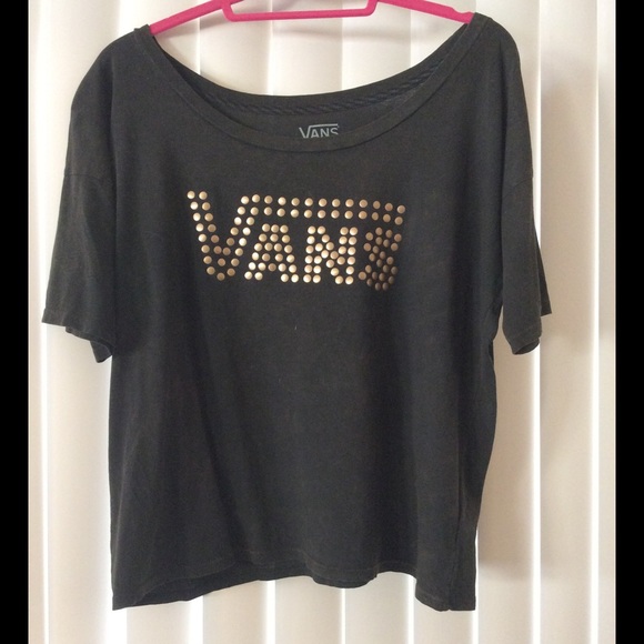 Off-the-shoulder Vintage Vans Top