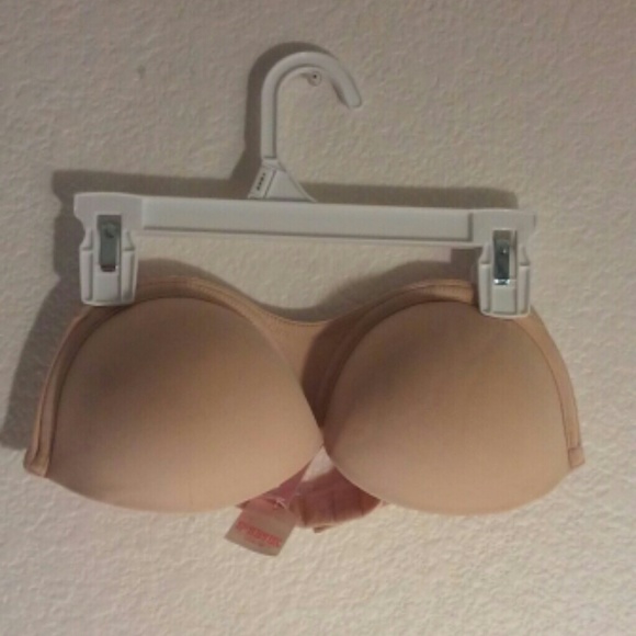 PINK Nude strapless bra - Picture 1 of 2