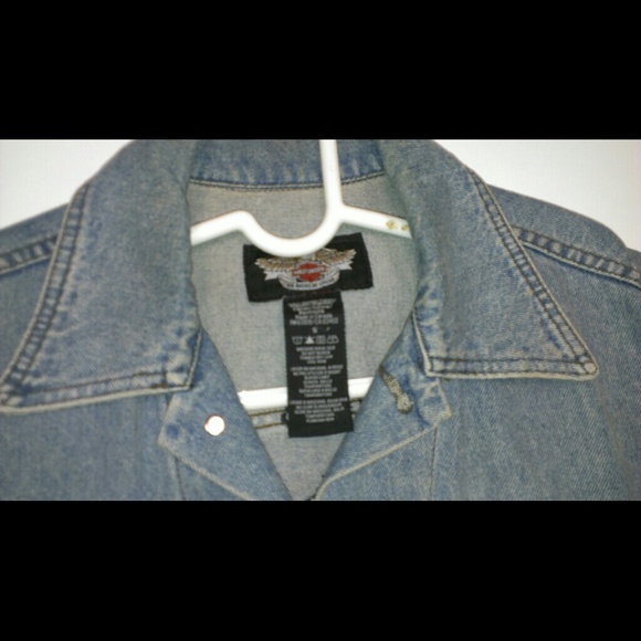 Denim Harley Davidson Jacket - Picture 3 of 3
