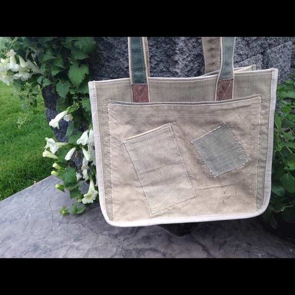 Recycled canvas Crossbody bag