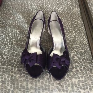 Michaelangelo Maribelle Lapis Purple Heels 8M