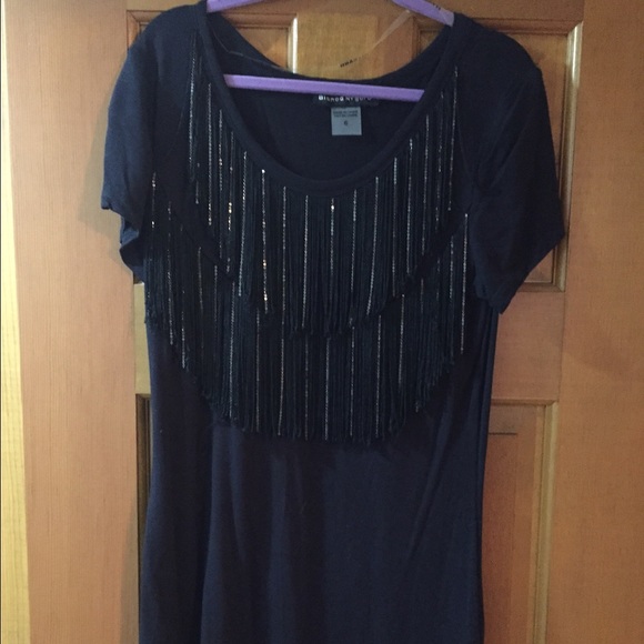 Fun Fringe black shirt