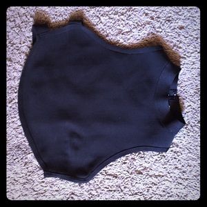 Bondage cutout crop top