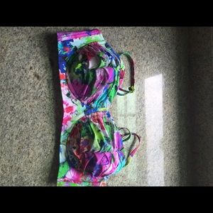 Land's End Floral Balconette Bikini Top