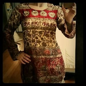 Vintage Velour Tunic