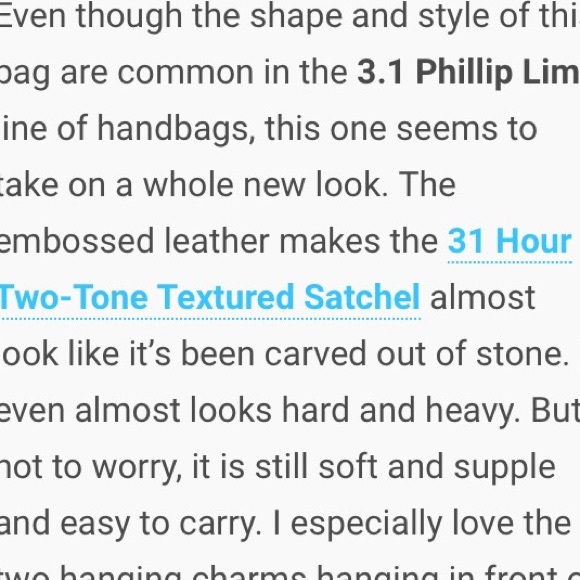 SOLD🏁🏁🏁3.1 Phillip Lim 31 Hour Textured Satchel - Picture 4 of 4