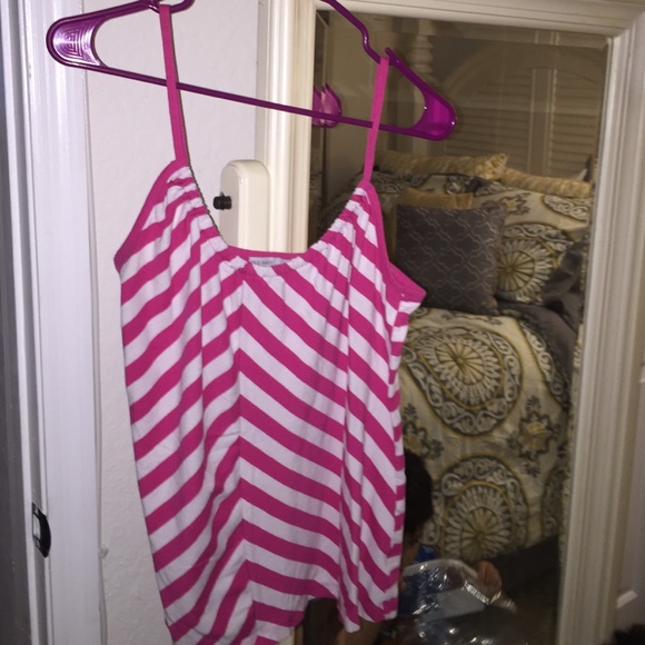 Old Navy Pink Stripe Tank