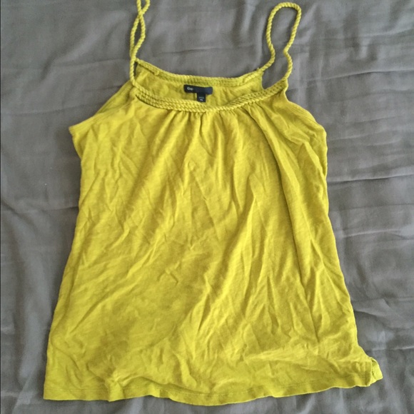 Lime green tank top!