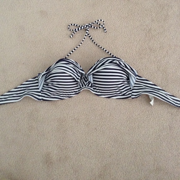 Navy and Blue Bathing Suit Top!