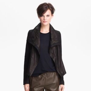 🎉HP🎉 Vince Linen and Leather Waterfall Jacket