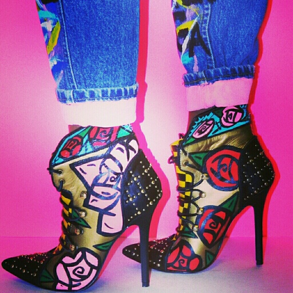 Super Cute Hand Painted Booties