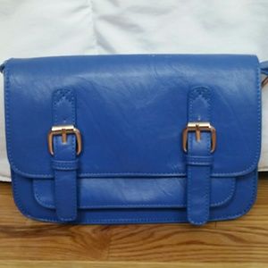 Forever 21 Faux Leather Small Messenger  Handbag