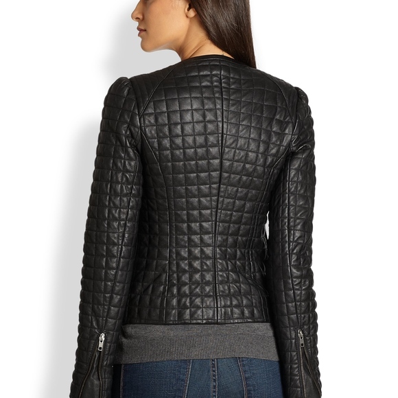 Joie Yetta Leather Black Jacket - Picture 5 of 5