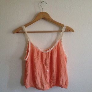 la hearts cropped tank