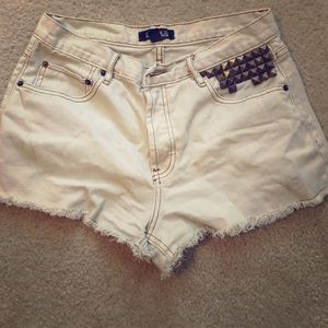 Denim shorts
