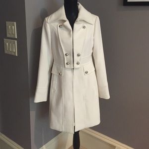 Winter white coat