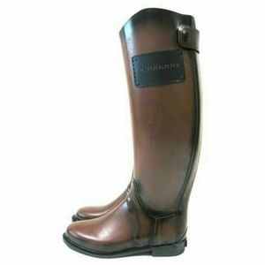 BURBERRY "Sienna" Equestrian Riding Rain Boots