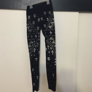 Tribal/ skull print leggings