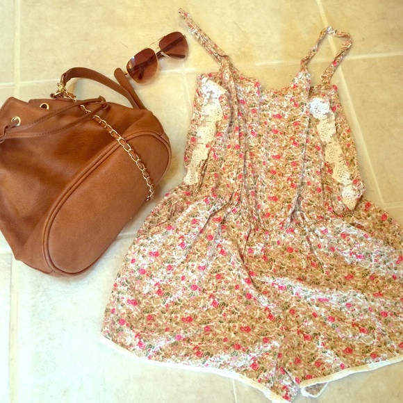 OU Floral Romper