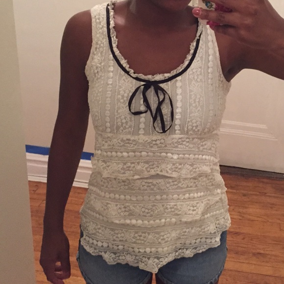 Lace tank top!