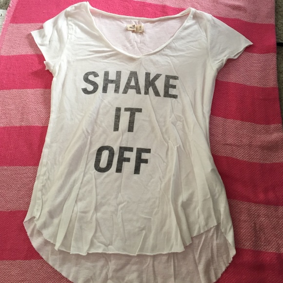 White Hollister top