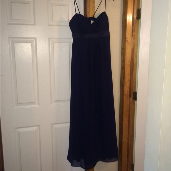 Alfred Angelo brides maid dress navy blue