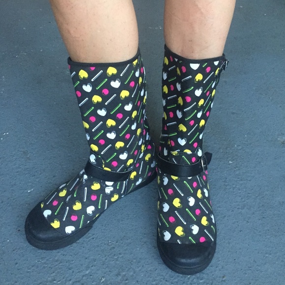 Moto canvas boots