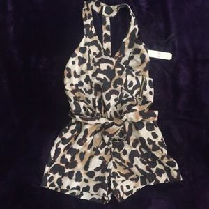 Gianni Bini Leopard Romper