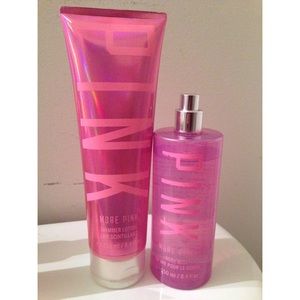 SALE PINK Body Mist and Shimmer Lotion