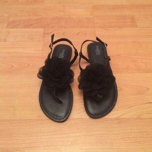 NWOT Black Sandals Charlotte Russe