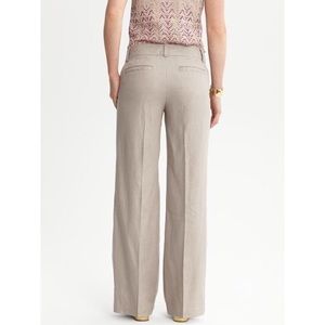 Tan Linen Dress Pants