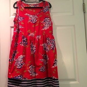 Red anthropolgie sundress