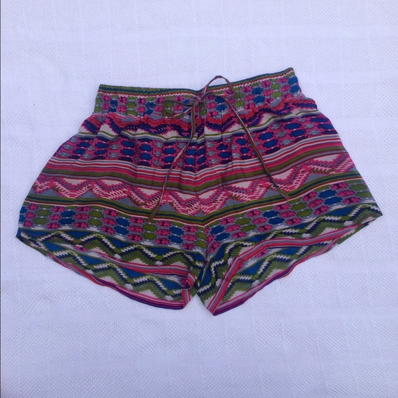 Silk Aztec Tolani Shorts
