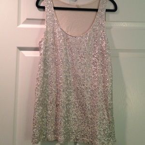 J. Crew sequin top