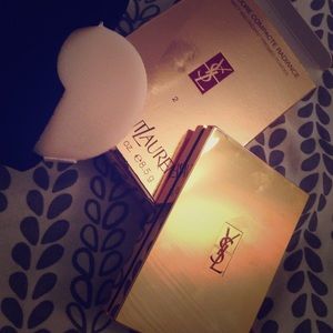 YSL Matt and radiant press powder