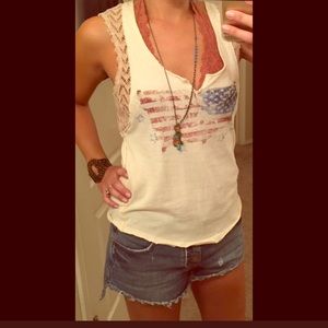 Free People 'Mericah! Tank