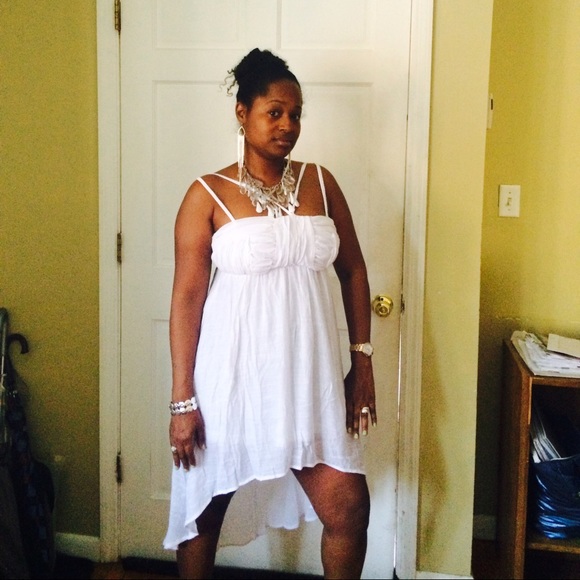 Beautiful crisp white dress