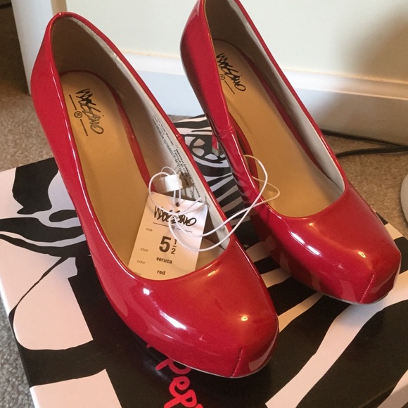 Mossino red High heels
