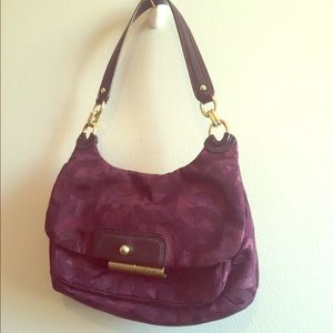 Purple Coach Bag