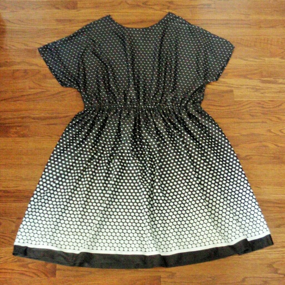 Vintage Plus Size Polka Dot Dress