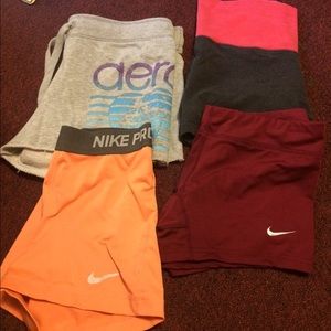4 athletic shorts for 35!