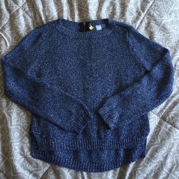 blue sweater