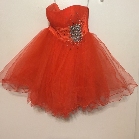 Orange Sherri hill dress