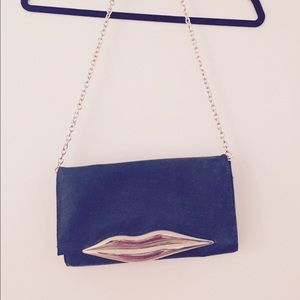 Diane Von furstenberg lips clutch