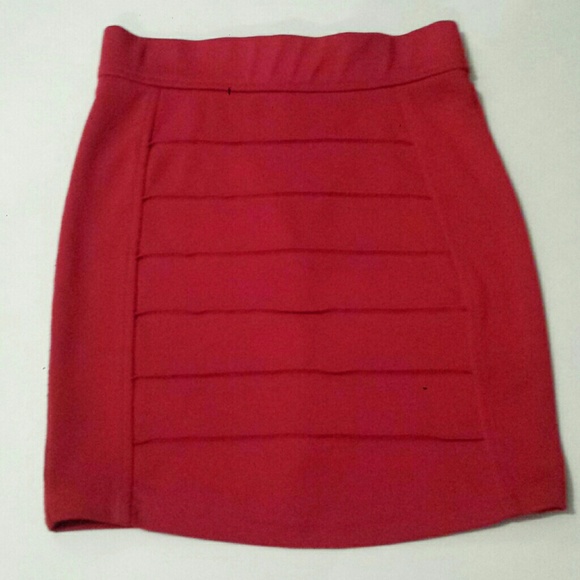 fab red skirt