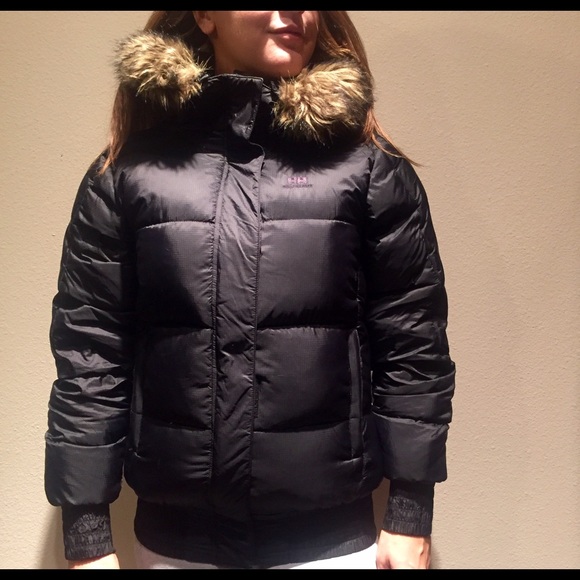 Helly Hansen down jacket with detachable fur hood