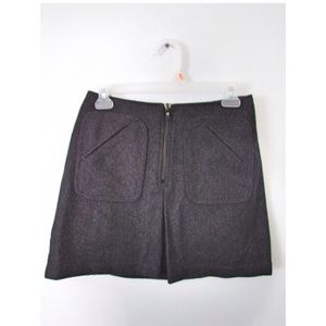 Grey pleaded skirt