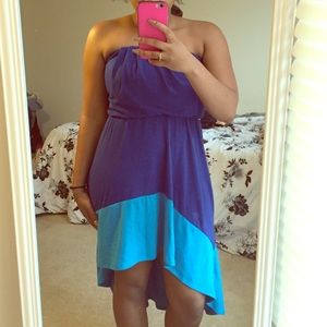 Light blue and Dark blue dress